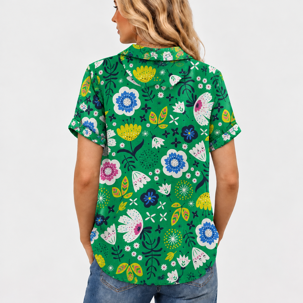 Maya™ - Garden Collared Top
