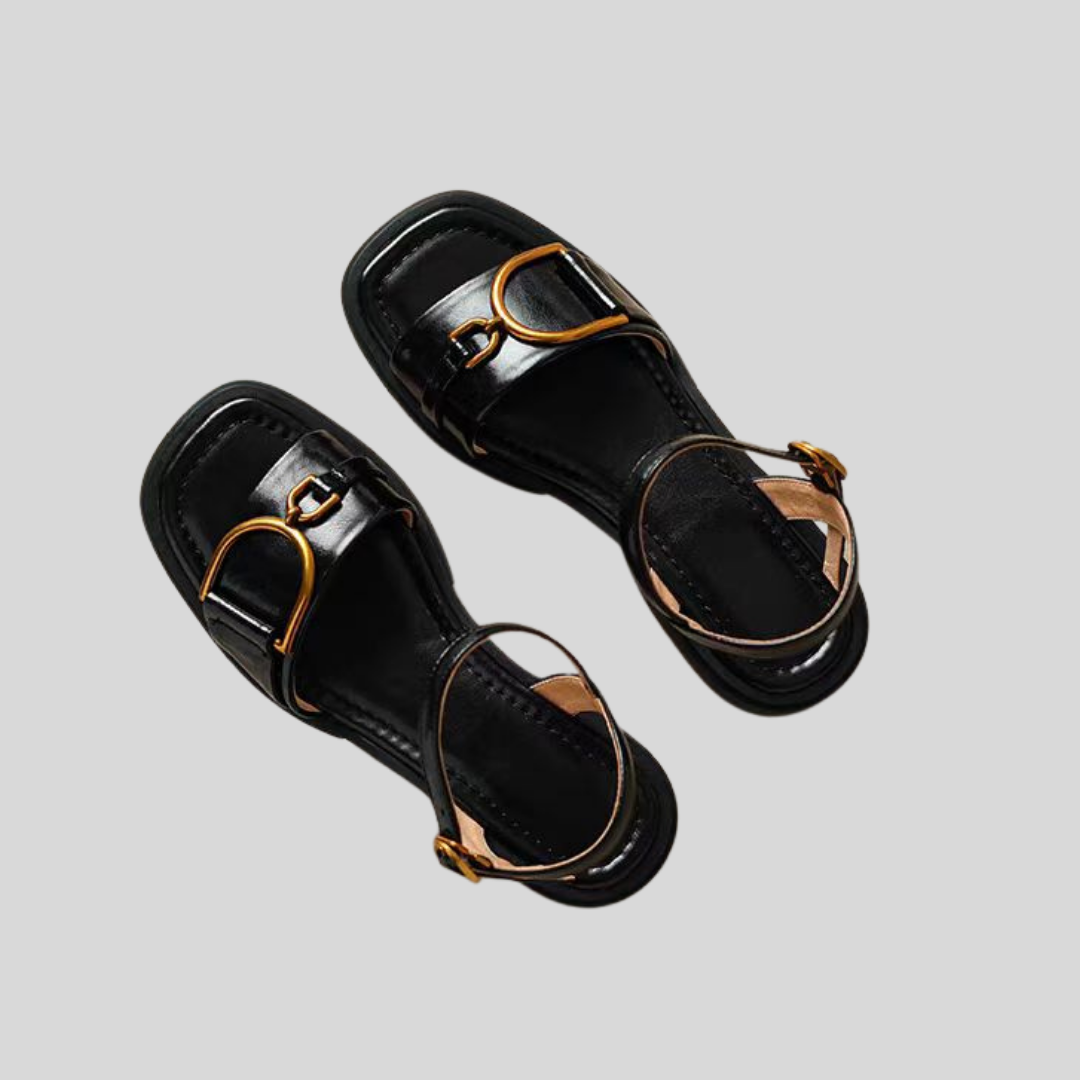 Marie™ Retro Buckle Sandals