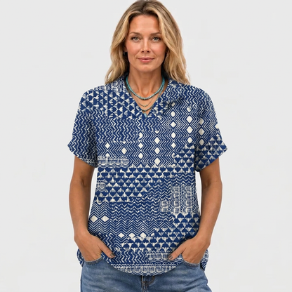 Zarah™ - Boho Collared Top