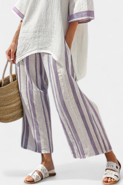 Violet™ - Lavender Stripe 2-Piece Set