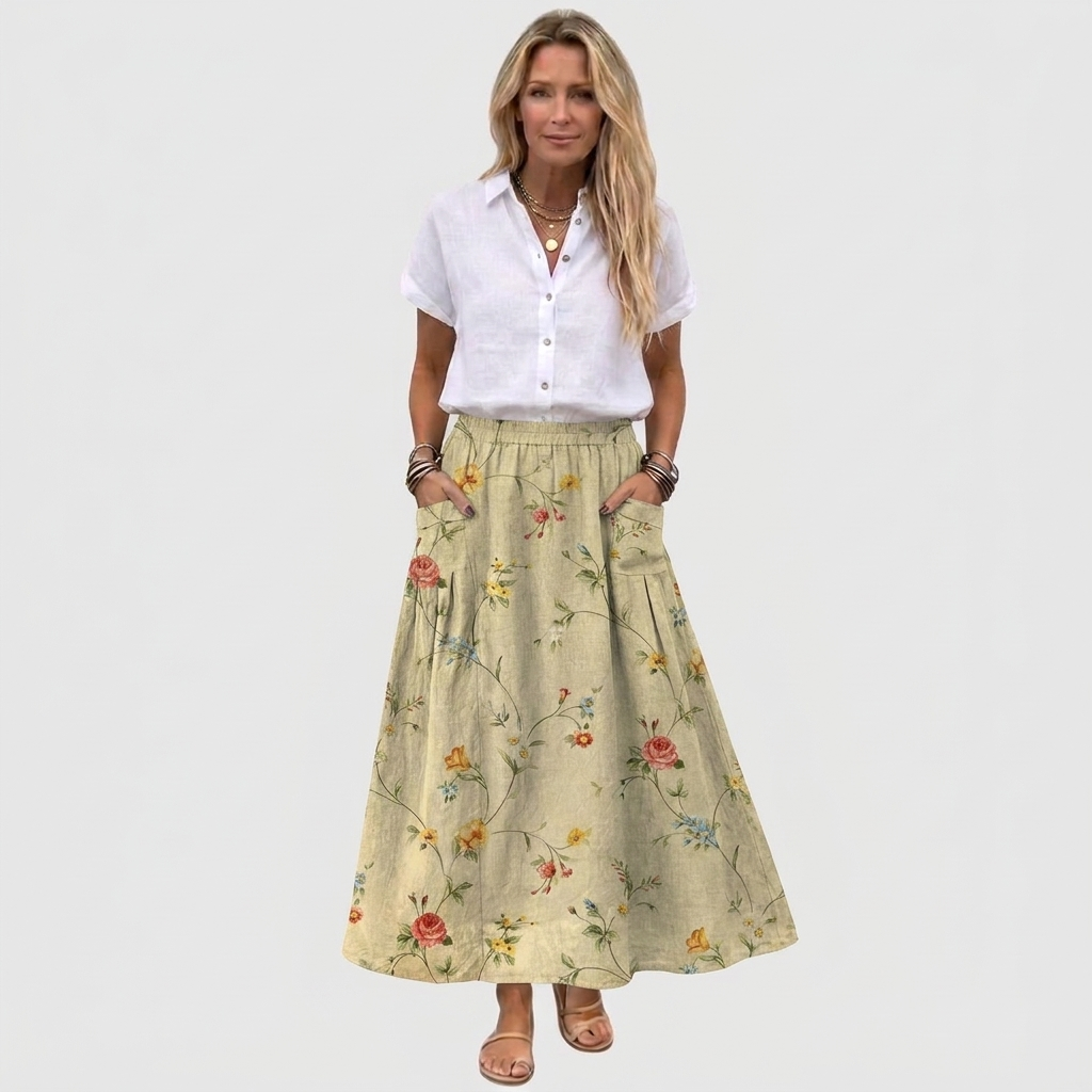 Julia | Elegant Flowing Skirt