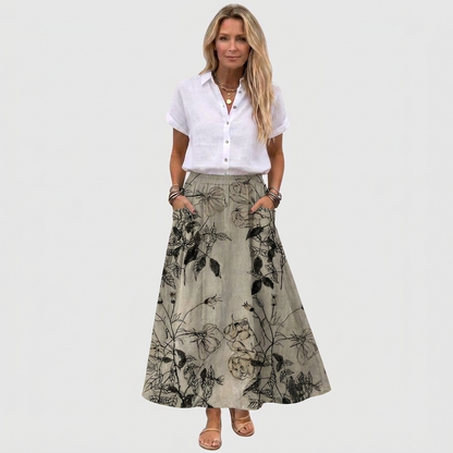 Anne | Elegant Flowing Skirt