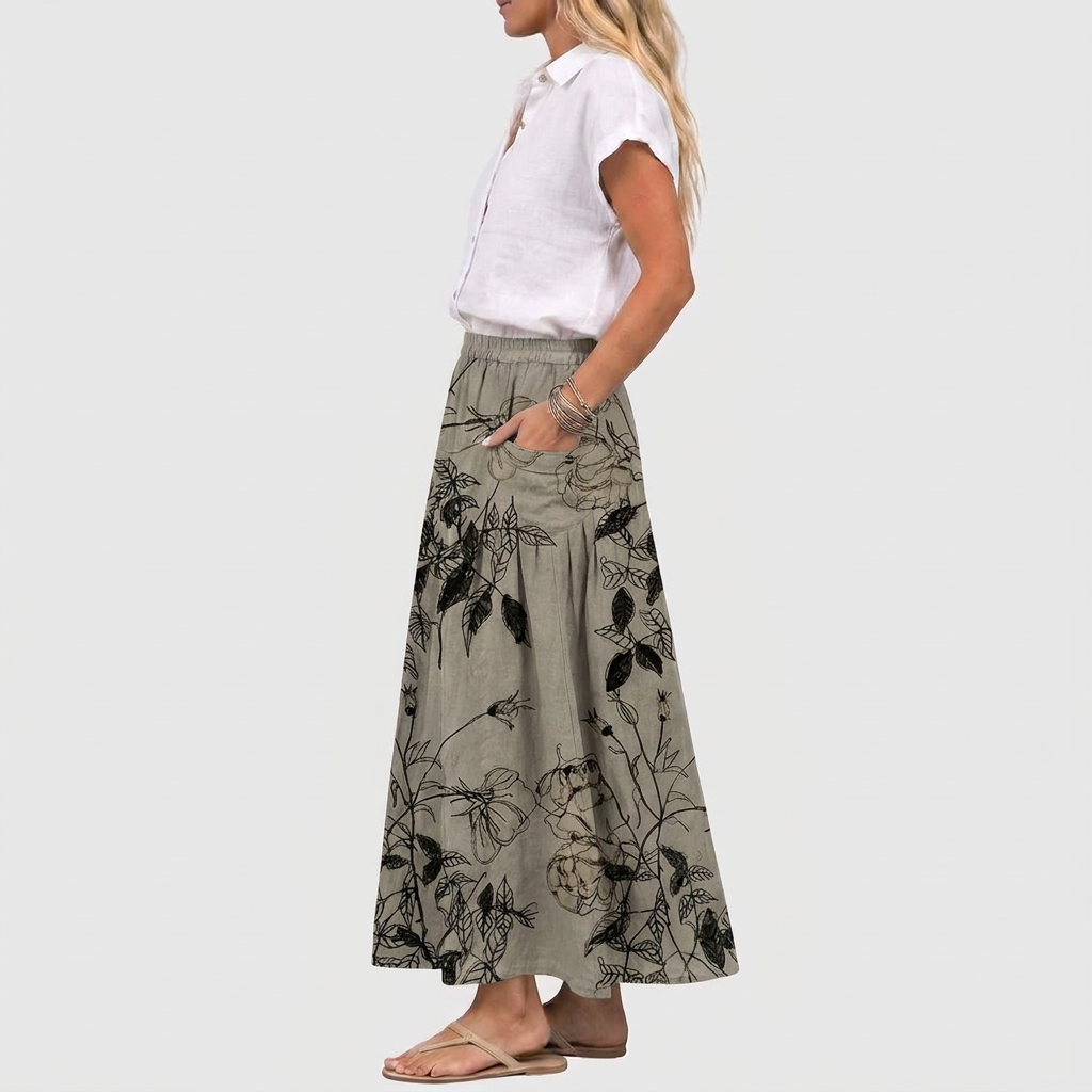 Anne | Elegant Flowing Skirt