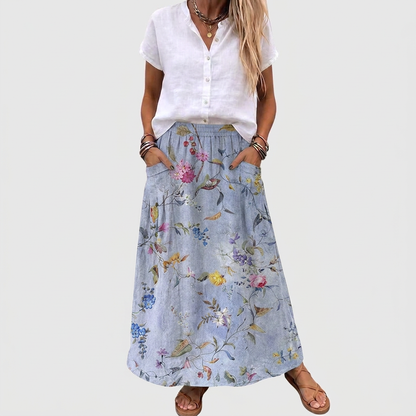 Thea | Elegant Flowing Skirt