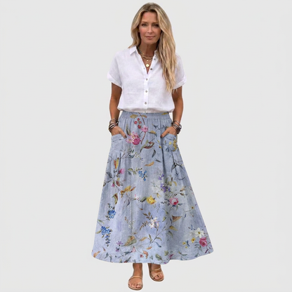 Thea | Elegant Flowing Skirt