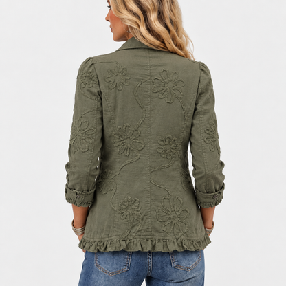 Kamberly™ - Bohemian Floral Embroidered Jacket