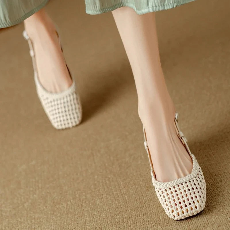 Jennifer™ - Weave Heel Sandals