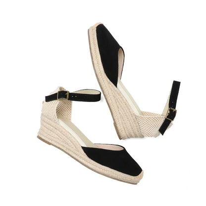 Sophie™ Suede Espadrille Wedges Sandals
