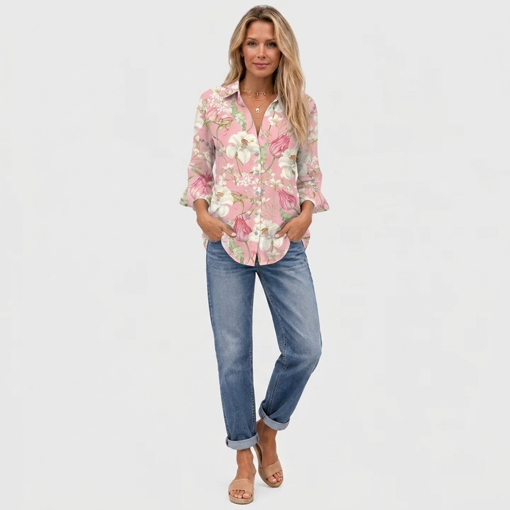 Frances™ | Elegant Bloom Blouse