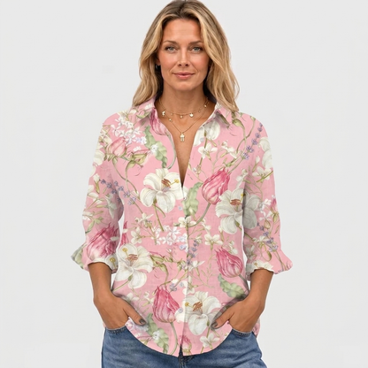 Frances™ | Elegant Bloom Blouse