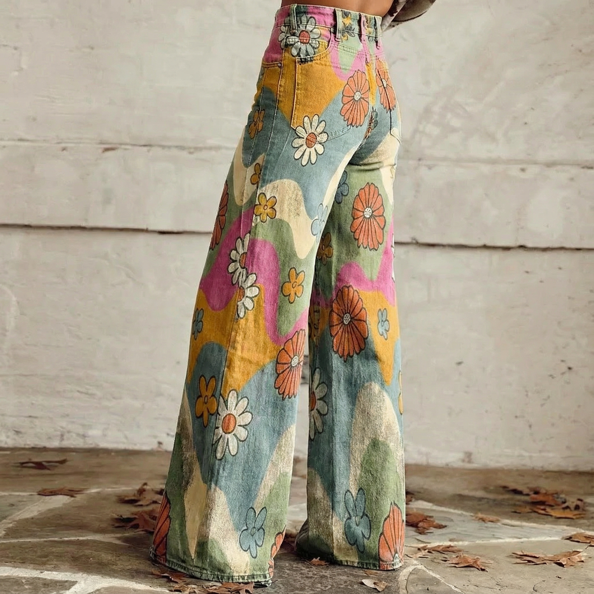 Millie™ - Boho Flower Print Pants
