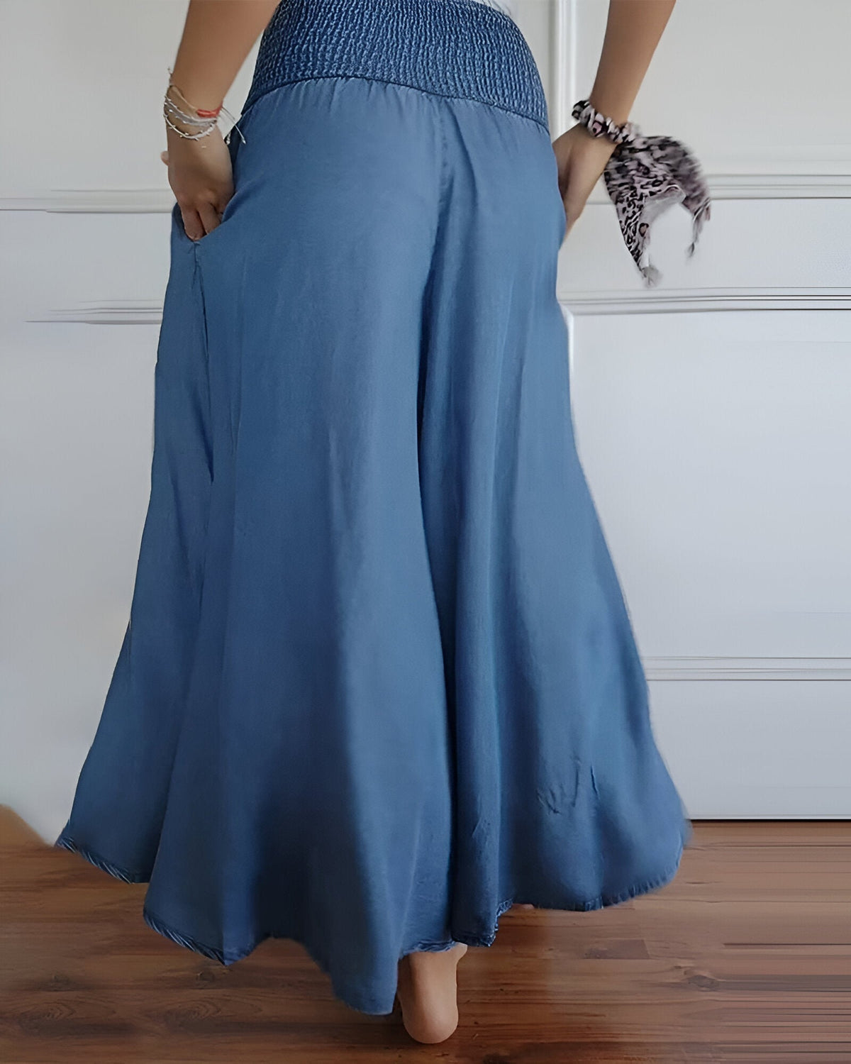 Janie | Elegant Flowing Trousers Skirt