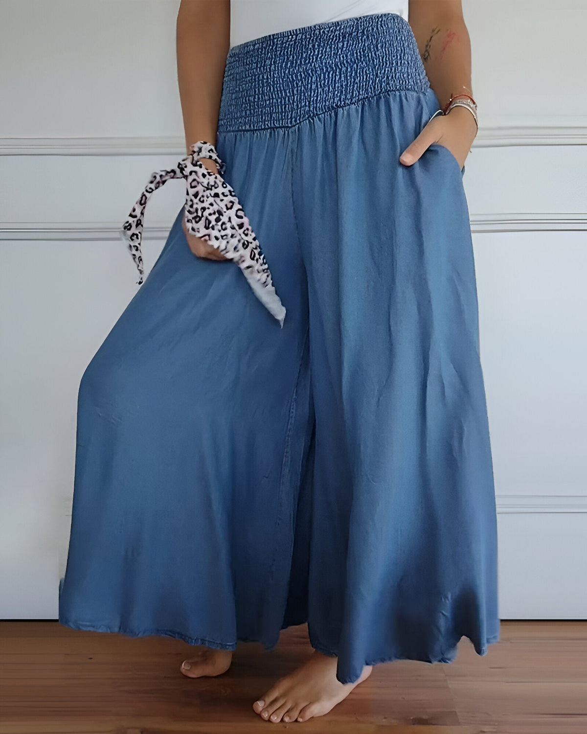 Janie | Elegant Flowing Trousers Skirt