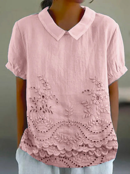 Bea™ - Floral Collared Top
