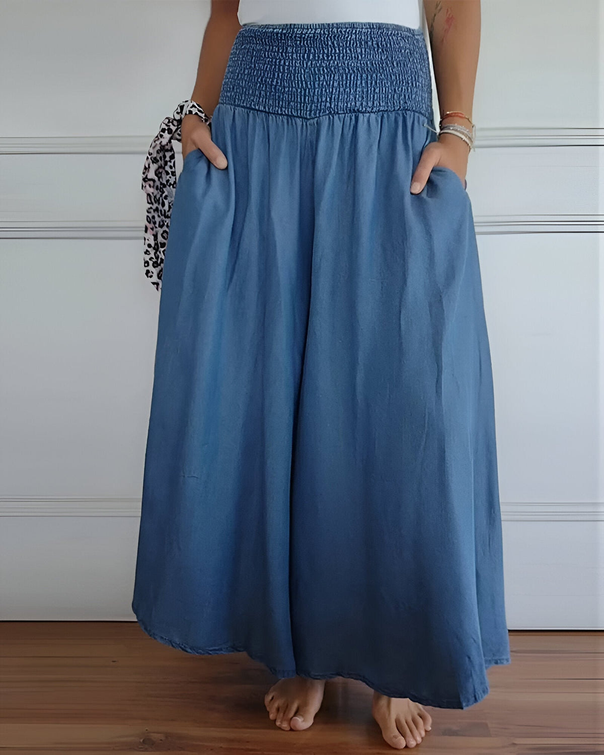 Janie | Elegant Flowing Trousers Skirt