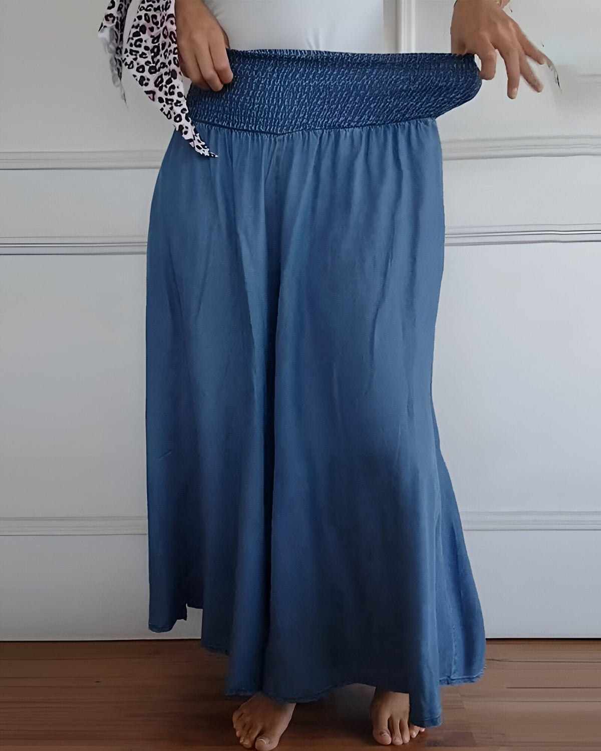Janie | Elegant Flowing Trousers Skirt