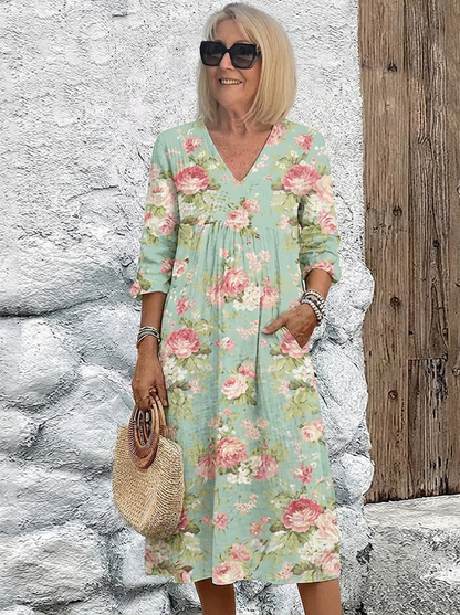 Vilma™ - Graceful Floral Dress