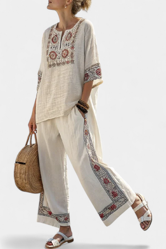 Florence™ - Embroidered Boho 2-Piece Set